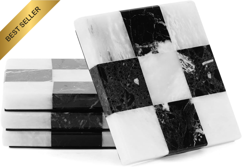 Marble Coasters Set of 4, 4