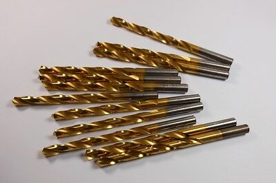 M42 Jobber Length Straight Shank TiN Gold-P Drills YG1 10pcs #53 Cobalt