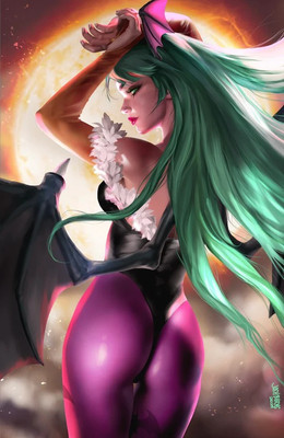 DARKSTALKERS #1 20TH ANNIVERSARY  (JOSH BURNS EXCLUSIVE VIRGIN VARIANT A)