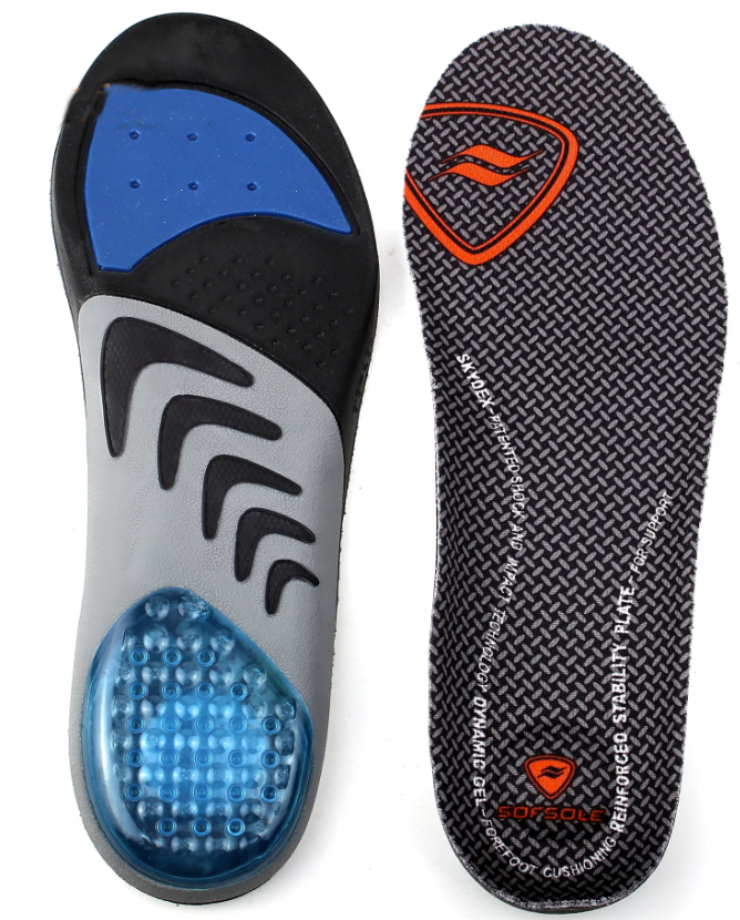 2 Pairs Sof Sole Men's Airr Orthotic Performance Insoles Replacement Insert