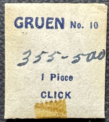 GENUINE GRUEN EB425 CAL355-500 CLICK JEWELER  WATCH REPAIR PART   WP5