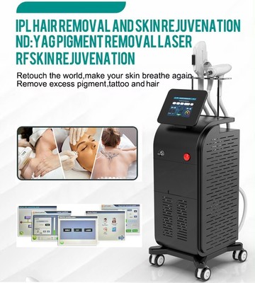 OPT SHR IPL RF Therapy Hair Removal ND YAG Laser Tattoo Removal skin lifting equ