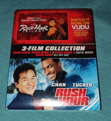Rush Hour Trilogy 3 Film Collection Blu-ray New Sealed Jackie Chan Chris Tucker