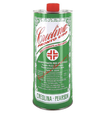 Creolina originale Pearson pronto all'uso disinfettante in lattina verde da 1 L.