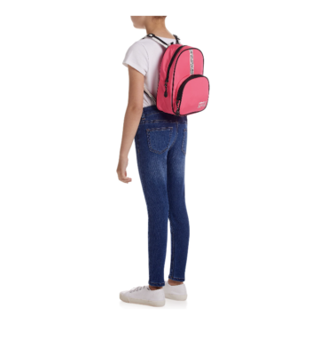 Justice Kids Girls JSPORT Logo Front Pink Mini Backpack 8