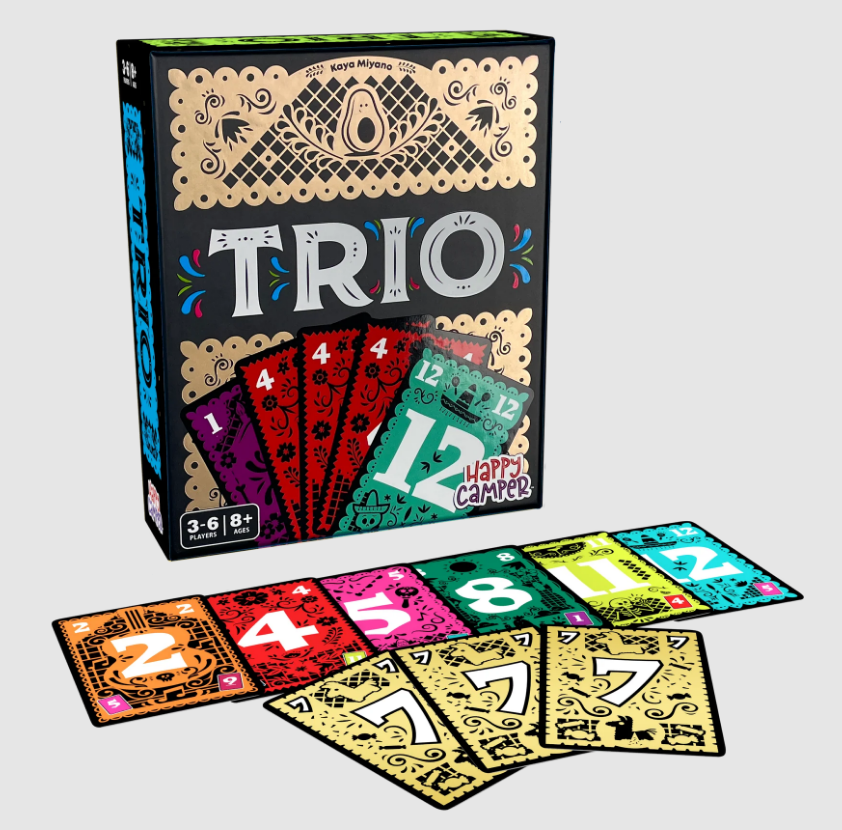 Trio Card Game Happy Camper HCG-2000 Family Party Fast Set Making Nana