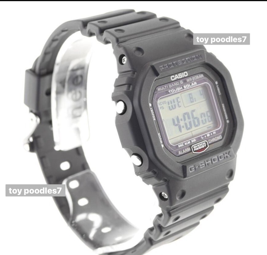 Pre-owned Casio G-shock Gw-5000u-1jf Black Color Solar Radiodigital Men's Watch In Box