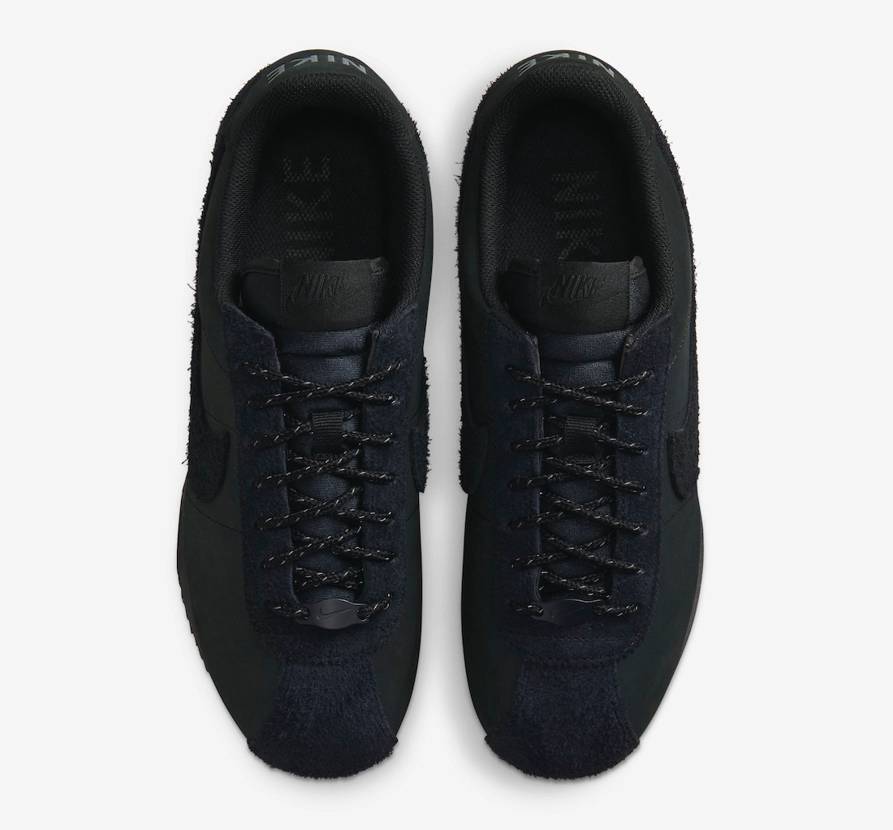 Pre-owned Nike Women's Cortez Premium Black Suede Fj5465-010 Women's Size