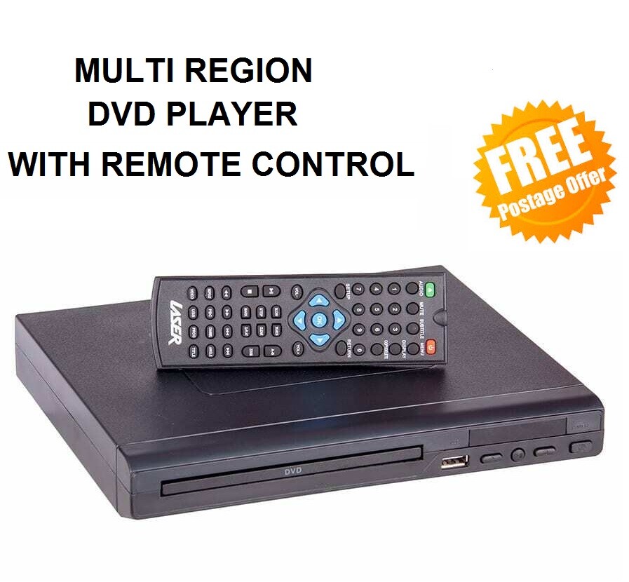 DVD Player Region Free Multi Region Plays all DVD Discs USB Input HDMI