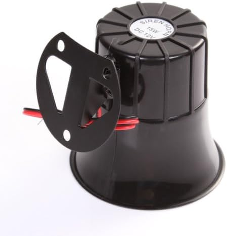 Loud Alarm Siren Horn Speaker Security System Indoor Outdoor 15W DC 6 to 12