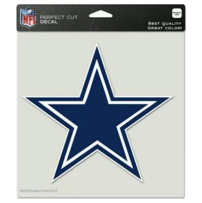 DALLAS COWBOYS LOGO CUT DECAL 8''X8'' SHEET PERFECT FOR WINDOWS