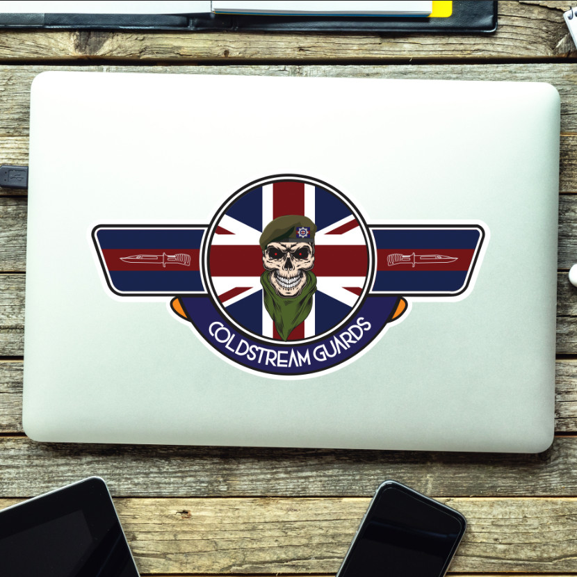 Coldstream Guards UV Laminated Vinyl Sticker - Wings - Picture 2 of 7