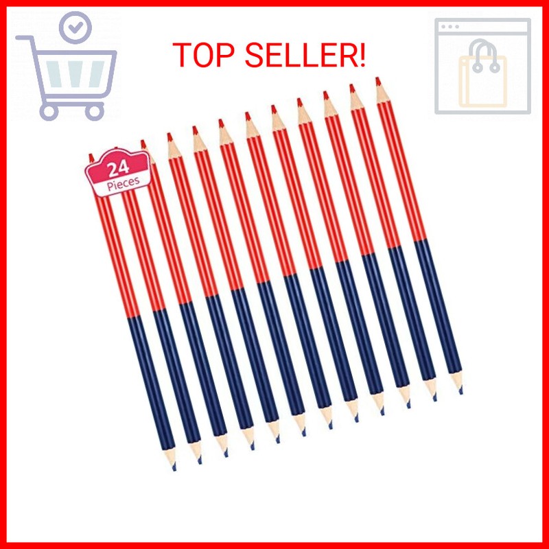 Checking Pencils Double Ended Colored Erasable Penc