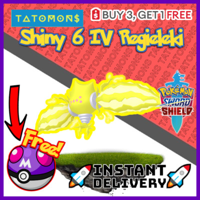  SHINY 6IV REGIELEKI battle ready pokemon sword shield  Instant Delivery 