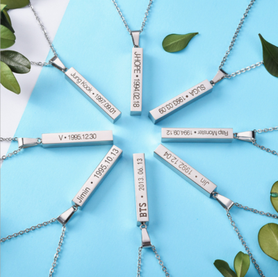 Bts necklace sale