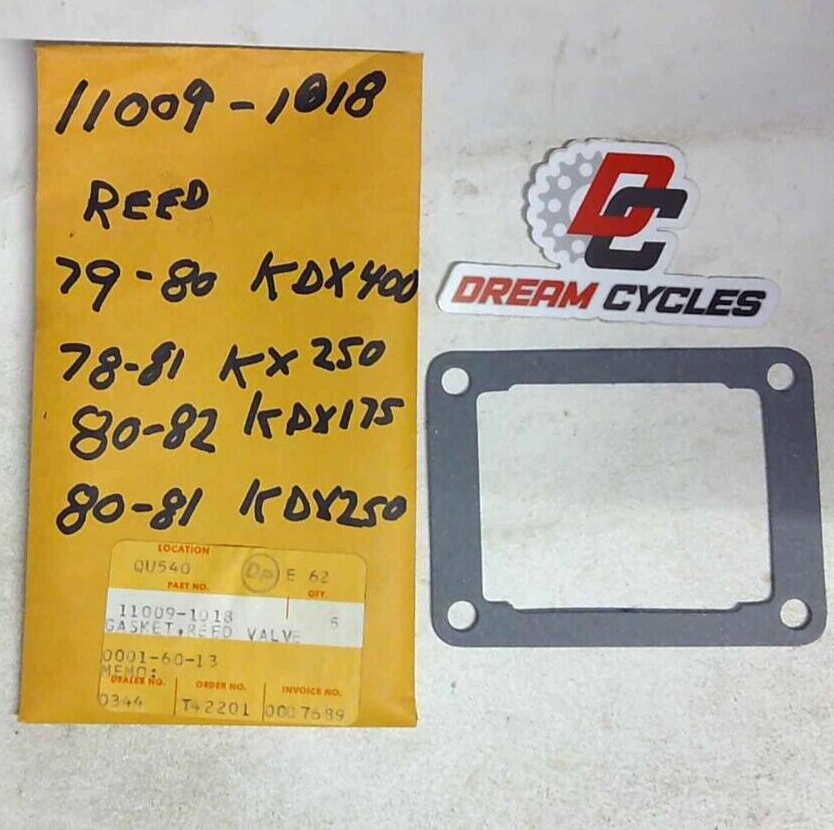 NOS Kawasaki 11009-1018 Reed Block Gasket KDX KX 125 250 420