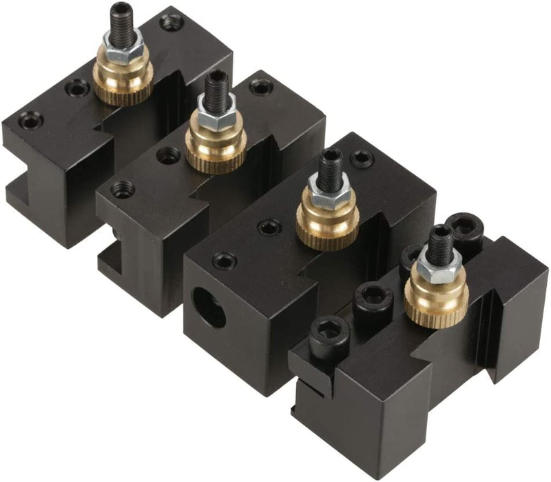 4Pcs Quick Change Tool, Mini Lathe Post Holder Kit Boring Bl