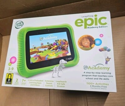 Leap Frog Epic Academy Edition Kids Learning Tablet Wi Fi 16GB  NEW See Descrip