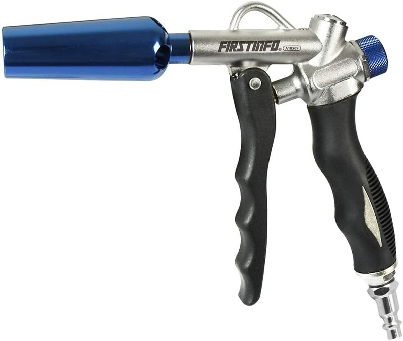 Air Blow Gun 2 Way Duster Adjustable Flow High Nozzle Max Wo