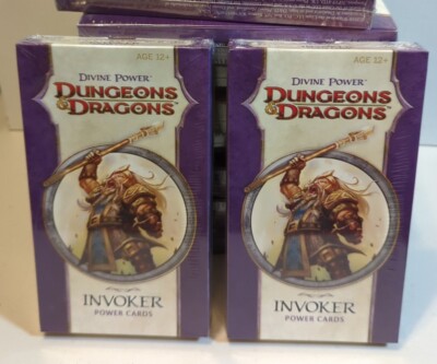 1x Dungeons & Dragons 4th ED Invoker Divine Power Cards - NIS