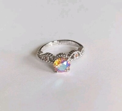 Fragrant Jewels Orange Topaz Wanderlust Ring Size 6