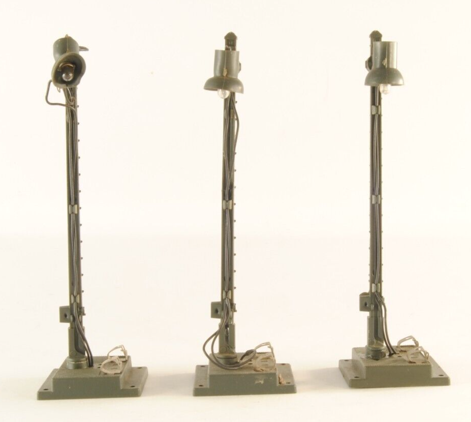Lima 600026 set 3x lampione ferroviario per plastico ferroviario H0 1:87