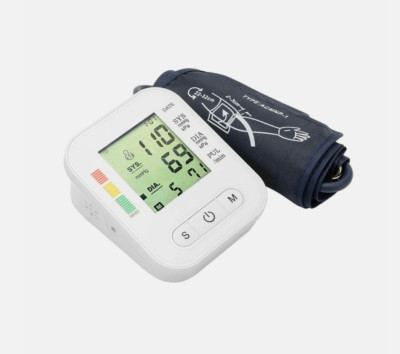 Digital Upper Arm Blood Pressure Meter Automatic Heart Rate BP Monitor Machine