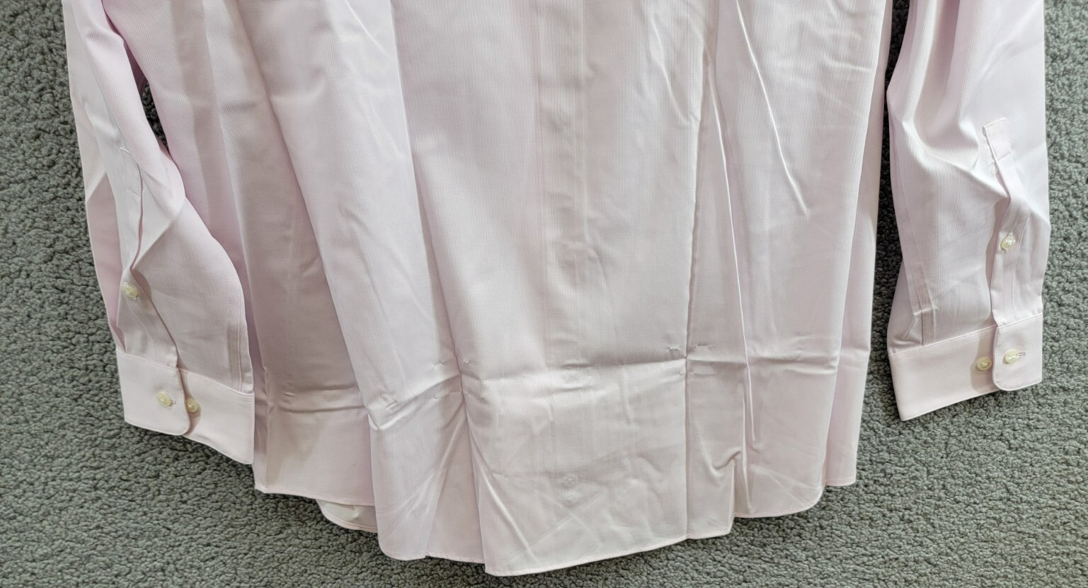 Calvin Klein Steel Plus Regular Fit Modern Pin Cord Dress Shirt Men's 17 32-33 - Picture 14 of 16