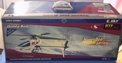 E-Sky Honey Bee Series RTF Remote Control Helicopter - For Parts or Repair