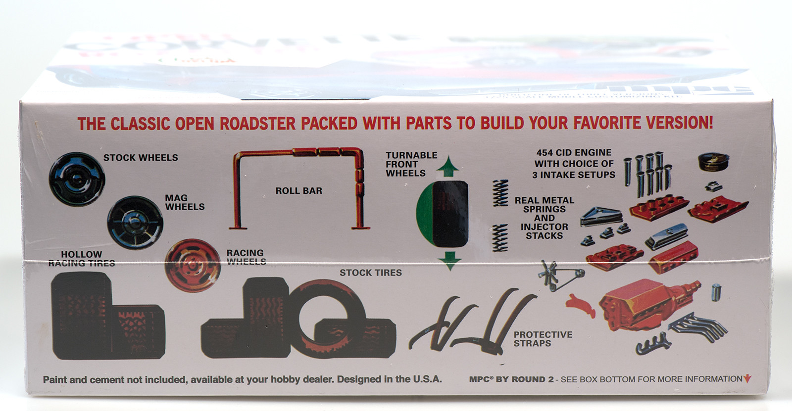 MPC #842/12 Corvette Open Roadster FS Model Kit *FREE SHIPPING*