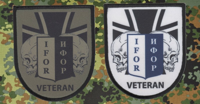 Ifor Veteran Wappen AufnÃ¤Her/Patch Bundeswehr/Reservist/Bw/Einsatz/Jugoslawien