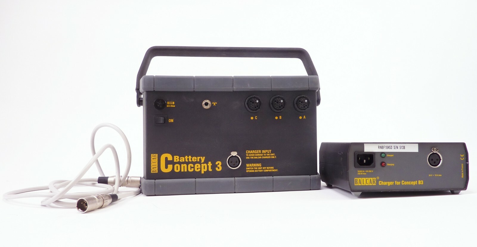 Balcar Concept B3 with 2 Z4 Heads, Charger and Lightware Case