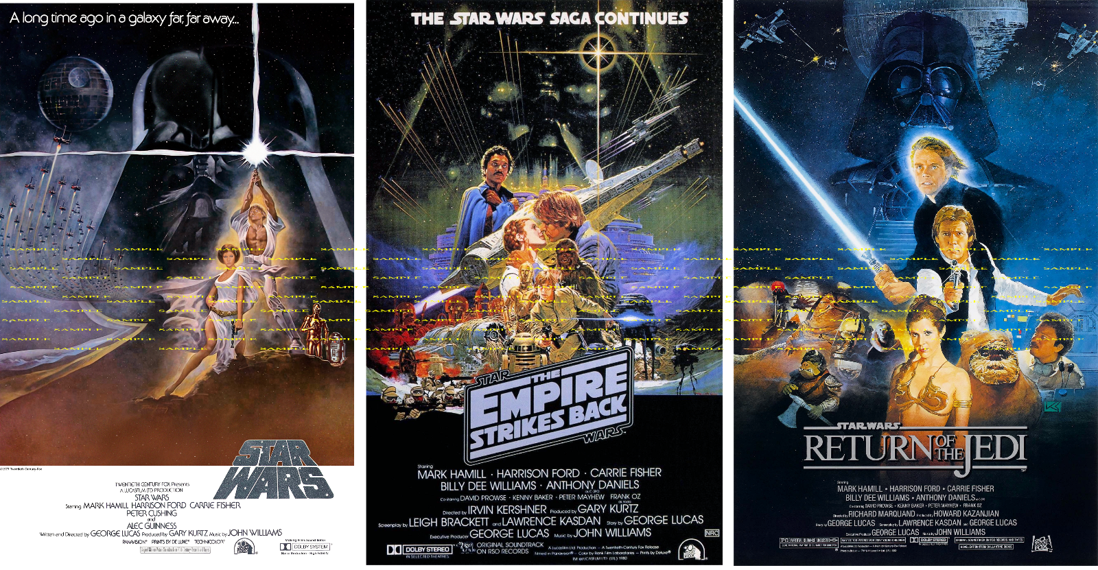 コレクション STAR WARS TRILOGY POSTER BOX LE1600 Star Wars Trilogy 11