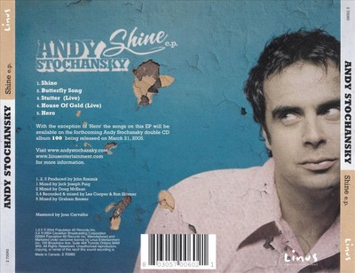 ANDY STOCHANSKY SHINE NEW CD