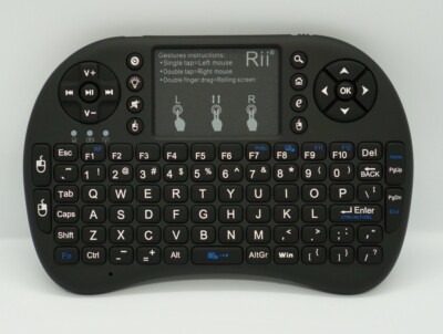 Riitek World's Most Mini Handheld Wireless Keyboard Mouse Model: RT-MWK08+