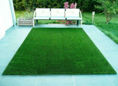 High Density Artificial Grass Carpet Rug Mat for Balcony Lawn 3 Ft x 6.5 Ft