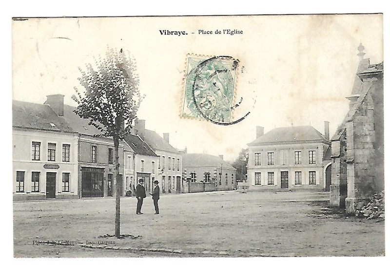 Cpa  / Sarthe /Vibraye / Rue Du Chateau