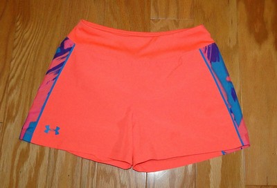 Under Armour Athletic Shorts Size YLG Loose Fit Heat Gear Pink Girl39s