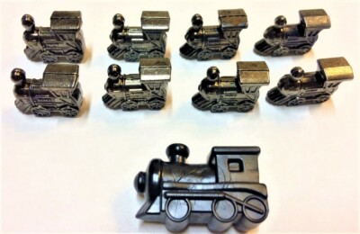 Dominoes Domino 8 Metal Die Cast Trains Train Markers Large Train Free Shipping