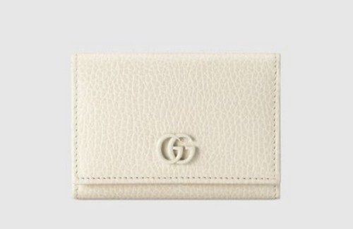 Gucci GG Petite Ivory Marmont Bifold leather wallet