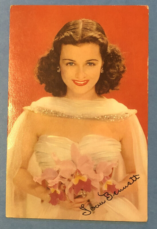 Vintage Joan Bennett Postcard, 1941