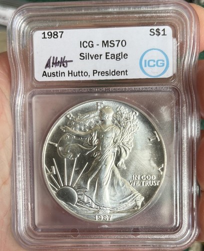 イーグル銀貨　1987 011 イーグル銀貨 アメリカ 1987年 31.5g