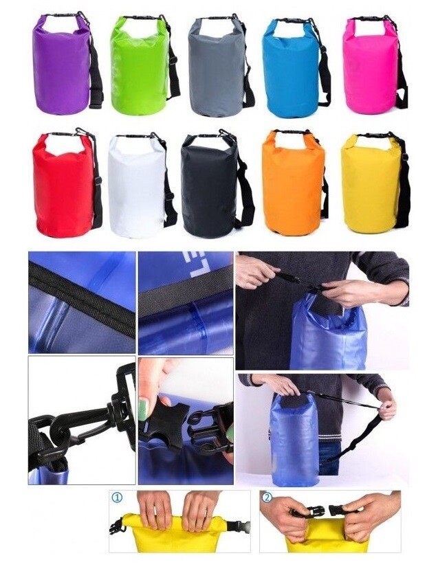 Borsa Sacco Frigo Sacca Stagna Waterproof Impermeabile Mare Barca 5 Litri linq