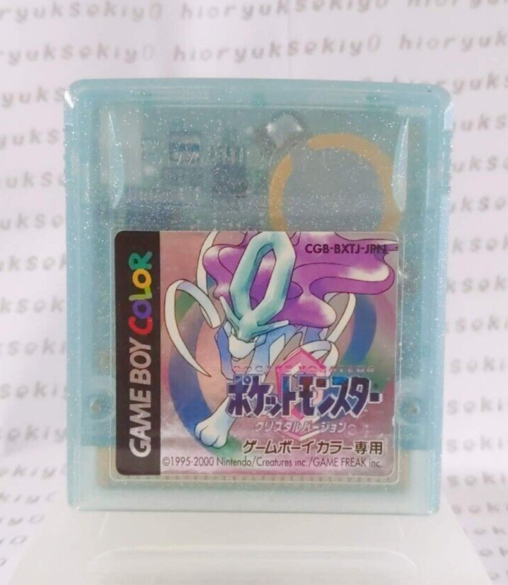 Pokémon Crystal Version Nintendo Game Boy Color Japanese Pokémon Crystal Version Nintendo Game Boy Color Japanese