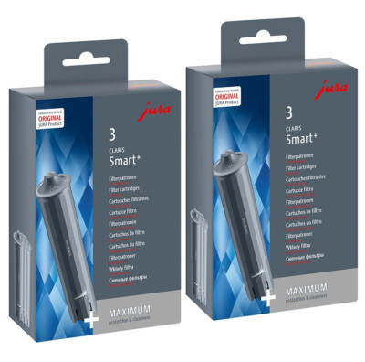 2 x Jura Original Claris Smart+ Filterpatronen Vorteilspackung Wasserfilter Set
