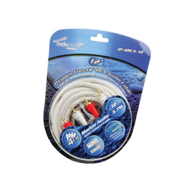 Audiopipe IP-4RCA-12 IP-4RCA-12 Oxygen Free 12  (3.7 m) 4-Channel Marine Grade