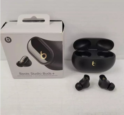New Beats Studio Buds+Noise-Canceling True Wireless In-Ear Headphones-Black/Gold