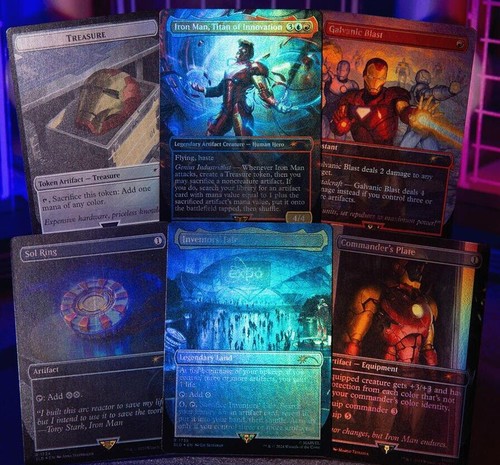 【foil】MTG Secret Lair: Marvel’s Iron Man Iron Man Titan of Innovation Marvel Secret Lair Non Foil NM