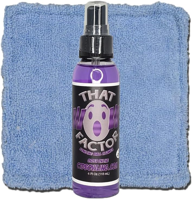 Basic Bowling Ball Starter Kit | That Wow Factor Ball Cleaner | 4 Oz | CTD Power