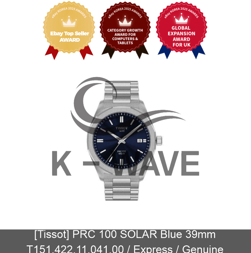 [Tissot] PRC 100 SOLAR Blue 39mm T151.422.11.041.00 / Express / Genuine